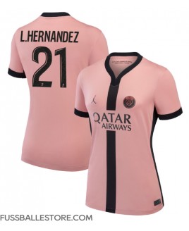 Günstige Paris Saint-Germain Lucas Hernandez #21 3rd trikot Damen 2024-25 Kurzarm